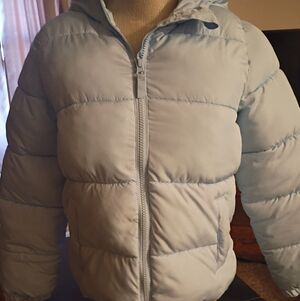 Swiss Tech Light Blue Kids Puffer Jacket